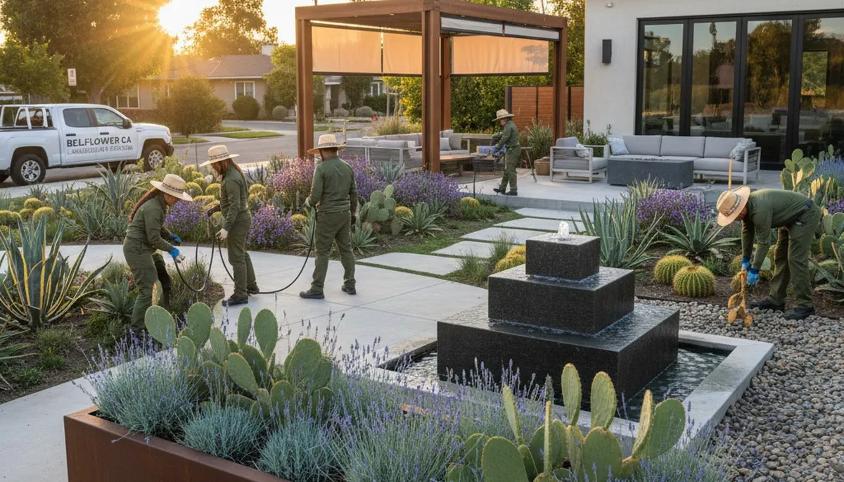 Landscaping service in Long Beach, CA for residential and commercial outdoor maintenance